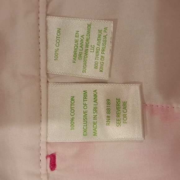 Lilly Pulitzer Buttercup Pink Tusk in Sun Elephant Scalloped Hem Shorts - Picture 9 of 9